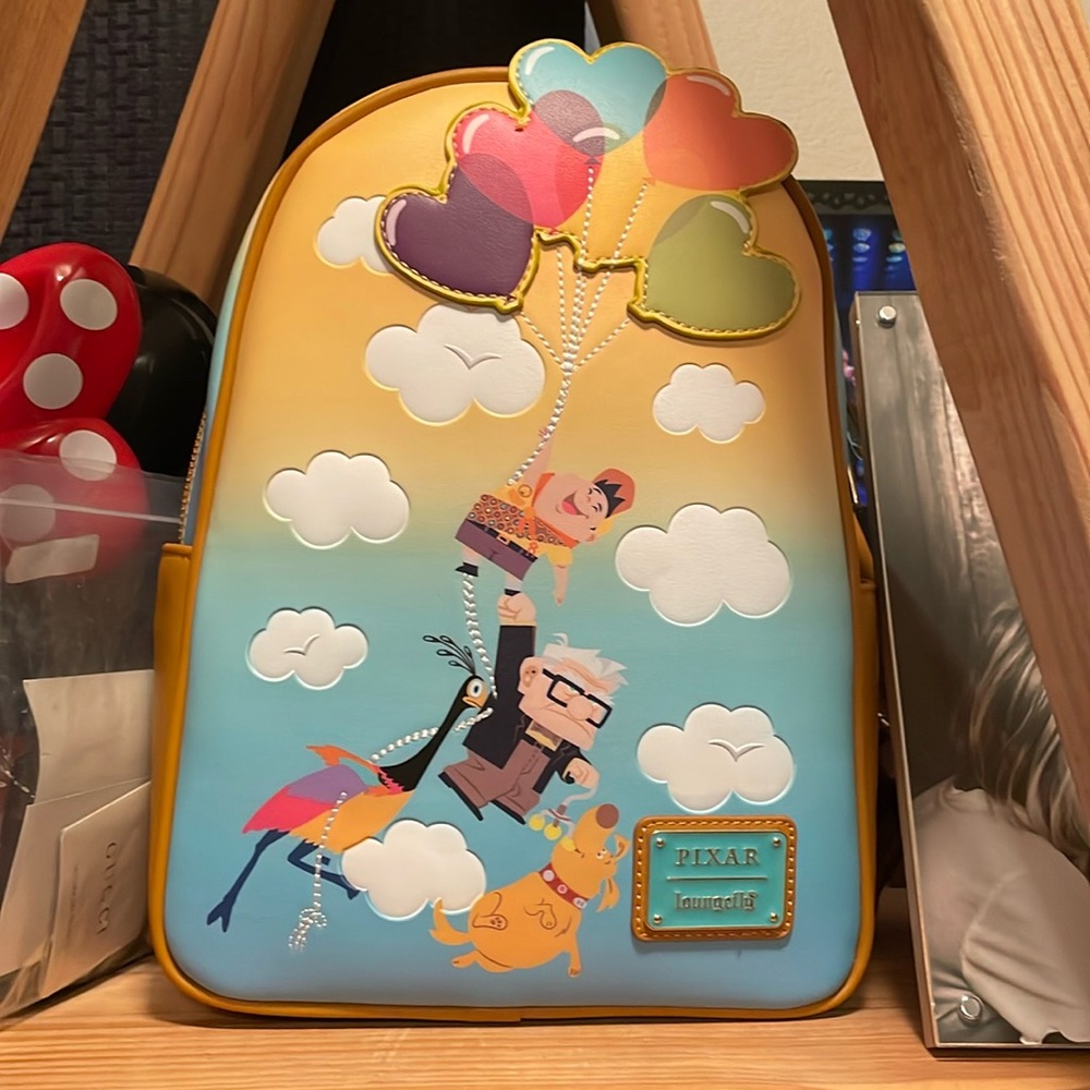 NWT Disney Pixar loungefly UP heart balloons
